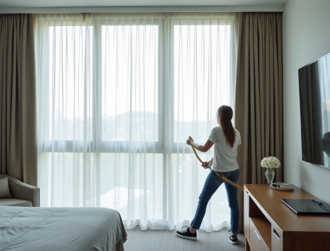 West Woombye Sheer Curtain Cleaning
